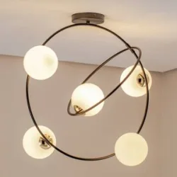 Deckenlampe Stardom EMIBIG LIGHTING, dimmbar, schwarz, für Wohn- / Esszimmer, Modern, Deckenlampe