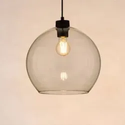 Glas Hängelampe Cubus TK Lighting, dimmbar, creme / amber, für Wohn- / Esszimmer, Glas, Modern, Pendelleuchte