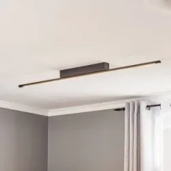 Deckenlampe TOLU Quitani, dimmbar, schwarz, für Wohn- / Esszimmer, Aluminium, Modern, Deckenlampe