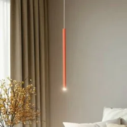 Hängelampe Sopel 1 SIGMA, dimmbar, rot, für Wohn- / Esszimmer, Metall, Modern, Pendelleuchte