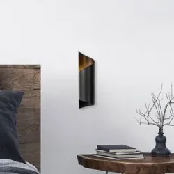 Wandlampe Sivani MR-838 Opviq, dimmbar, schwarz, für Wohn- / Esszimmer, Metall, Modern, Wandleuchte, Wandlampe Innen