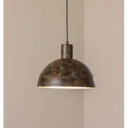 Hängelampe Kure Opviq, dimmbar, braun / rost, für Küche, Metall, Modern, Pendelleuchte