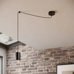 Hängelampe Speed EMIBIG LIGHTING, dimmbar, schwarz, für Wohn- / Esszimmer, Metall, Modern, Pendelleuchte