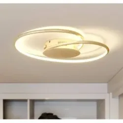 LED Deckenlampe Joline Lindby, messing / gold, für Wohn- / Esszimmer, Metall, Modern, LED Deckenleuchte