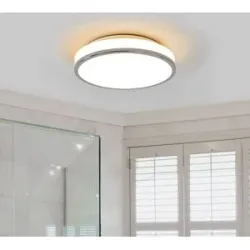 Deckenlampe Lyss Lindby, weiß / opal, für Badezimmer, Glas, Modern, Deckenlampe