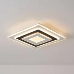 LED Deckenlampe Rebeka Lindby, dimmbar, weiß / opal, für Wohn- / Esszimmer, Kunststoff, Modern, LED Deckenleuchte