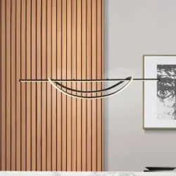 Hängelampe Ambar Milagro Lighting, schwarz, für Wohn- / Esszimmer, Metall, Modern