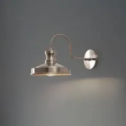 Wandlampe Berceste Opviq, dimmbar, bronze / altmessing, für Wohn- / Esszimmer, Metall, Wandleuchte, Wandlampe Innen