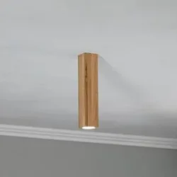 Deckenlampe Peach Puff Envostar, dimmbar, Holz hell, für Wohn- / Esszimmer, Holz, Modern, Deckenlampe