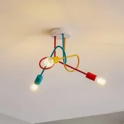 Deckenlampe Oxford HELAM, dimmbar, Multicolour, für Wohn- / Esszimmer, Metall, Junges Wohnen, Deckenlampe
