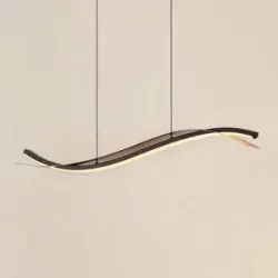 Hängelampe Alevia Lucande, dimmbar, messing / gold, für Wohn- / Esszimmer, Metall, Design