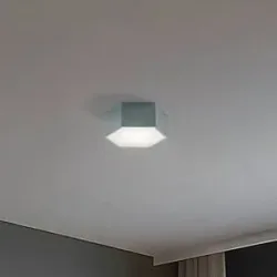 LED Deckenlampe Libre Argon, grün, für Wohn- / Esszimmer, Metall, LED Deckenleuchte
