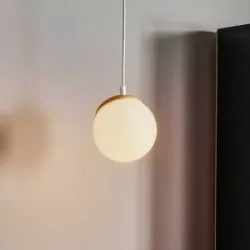 Glas Hängelampe Sfera Eko-Light, dimmbar, weiß / opal, für Wohn- / Esszimmer, Glas, Modern, Pendelleuchte