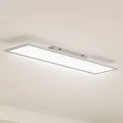 LED Panel Enhife Lindby, weiß / opal, für Arbeitszimmer / Büro, Modern, LED Deckenleuchte