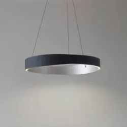 Hängelampe Daelor Lucande, dimmbar, schwarz, für Wohn- / Esszimmer, Metall, Design, Pendelleuchte