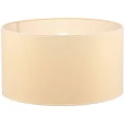 Lampenschirm Roller Ø 40 cm, ecru/gold Duolla, creme / amber, Textil / Stoff / Seide