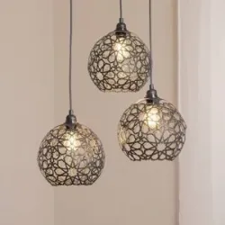 Hängelampe Fellini MR-785 Opviq, dimmbar, schwarz, für Wohn- / Esszimmer, Metall, Modern, Pendelleuchte