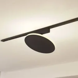 Lindby LED-Schienenlampe Lumaro, schwarz, Alu, 48V, dimmbar Lumaro 48V Lindby,, schwarz, für Wohn- / Esszimmer, Aluminium, Modern