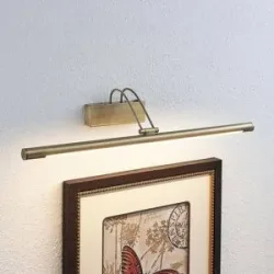 LED Bilderleuchte Mailine Lindby, bronze / altmessing, für Wohn- / Esszimmer, Metall, Modern, LED Wandleuchte, Wandlampe Innen