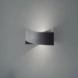 Wandlampe Tadhg Opviq, dimmbar, schwarz, für Wohn- / Esszimmer, Metall, Modern, Wandleuchte, Wandlampe Innen