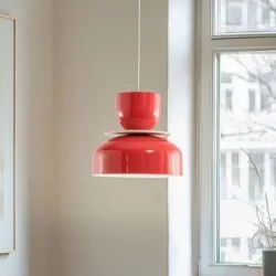 Hängelampe Uto ALDEX, dimmbar, rot, für Wohn- / Esszimmer, Metall, Modern, Pendelleuchte