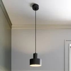 Hängelampe Rif SIGMA, dimmbar, schwarz, für Wohn- / Esszimmer, Metall, Modern, Pendelleuchte