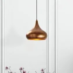 Hängelampe Muba 11550 Opviq, dimmbar, bronze / altmessing, für Wohn- / Esszimmer, Metall, Pendelleuchte