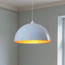 Hängelampe Lipeo ROYALTECH, dimmbar, weiß / opal, für Wohn- / Esszimmer, Metall, Pendelleuchte