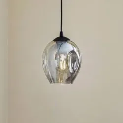 Glas Hängelampe Starla EMIBIG LIGHTING, dimmbar, schwarz, für Wohn- / Esszimmer, Glas, Modern, Pendelleuchte
