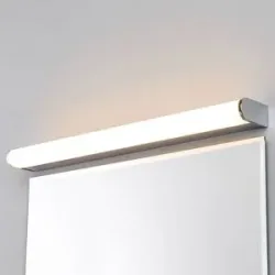 Wandlampe Philippa Lindby, chrom / silber, für Badezimmer, Metall, Modern, Wandleuchte, Wandlampe Bad