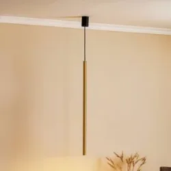 Euluna Hängelampe Laser Nowodvorski Lighting, dimmbar, messing / gold, für Wohn- / Esszimmer, Messing, Modern, Pendelleuchte