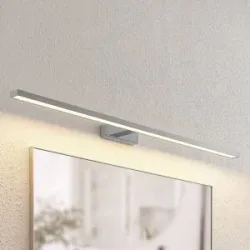 Wandlampe Jukka Lindby, chrom / silber, für Badezimmer, Aluminium, Modern, Wandleuchte, Wandlampe Bad