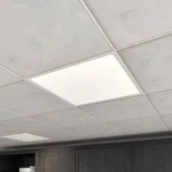LED Panel Vinas Arcchio, dimmbar, weiß / opal, für Arbeitszimmer / Büro, Kunststoff, LED Panel