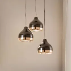 Hängelampe Yildo 6871 Opviq, dimmbar, schwarz, für Wohn- / Esszimmer, Metall, Modern, Pendelleuchte