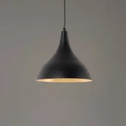 Hängelampe Berceste Opviq, dimmbar, schwarz, für Wohn- / Esszimmer, Metall, Pendelleuchte