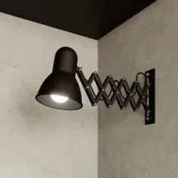 Euluna Wandlampe Harmony Nowodvorski Lighting, dimmbar, schwarz, für Wohn- / Esszimmer, Metall, Modern, Wandleuchte, Wandlampe Innen