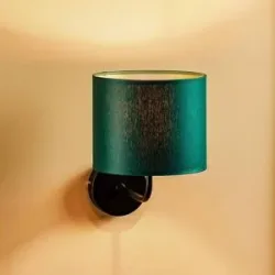 Wandlampe Soho Luminex, dimmbar, grün, für Wohn- / Esszimmer, Metall, Modern, Wandleuchte, Wandlampe Innen
