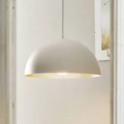 Hängelampe Beta Eko-Light, dimmbar, weiß / opal, für Wohn- / Esszimmer, Metall, Modern, Pendelleuchte