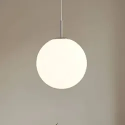 Glas Hängelampe Marike Lindby, dimmbar, weiß / opal, für Wohn- / Esszimmer, Glas, Modern, Pendelleuchte