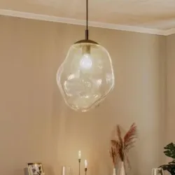 Glas Hängelampe Sol TK Lighting, dimmbar, klar / transparent, für Wohn- / Esszimmer, Glas, Modern, Pendelleuchte