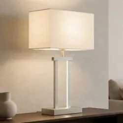 Tischlampe Sigurd Lindby, dimmbar, alu / grau / zink, für Wohn- / Esszimmer, Textil / Stoff / Seide, Modern, Tischlampe