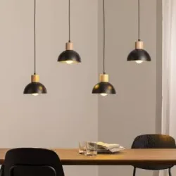 Hängelampe Seco EMIBIG LIGHTING, dimmbar, schwarz, für Wohn- / Esszimmer, Metall, Pendelleuchte
