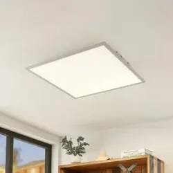 LED Deckenlampe Luay Lindby, dimmbar, weiß / opal, für Küche, Kunststoff, Modern, LED Deckenleuchte