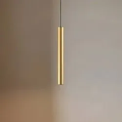 Lindby LED-Pendelleuchte Lumaro, gold, 27 cm, 48V, dimmbar Lumaro 48V Lindby,, messing / gold, für Wohn- / Esszimmer, Aluminium, Modern