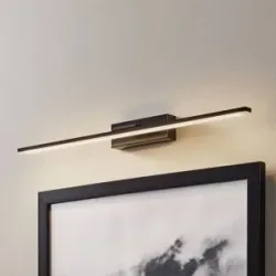 Wandlampe Miroir MCJ, schwarz, für Badezimmer, Aluminium, Modern, Wandleuchte, Wandlampe Bad