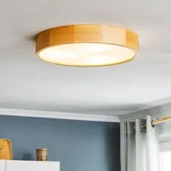 Deckenlampe Kerio Envostar, dimmbar, für Wohn- / Esszimmer, Holz, Modern, Deckenlampe