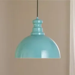 Hängelampe Kure Opviq, dimmbar, blau, für Küche, Metall, Modern, Pendelleuchte