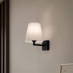 Wandlampe Profil 4659 Opviq, dimmbar, schwarz, für Wohn- / Esszimmer, Metall, Wandleuchte, Wandlampe Innen