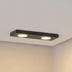 Deckenlampe Hero SIGMA, dimmbar, schwarz, für Flurbereich, Metall, Deckenlampe