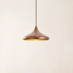 Hängelampe Barek 11545 Opviq, dimmbar, bronze / altmessing, für Wohn- / Esszimmer, Metall, Pendelleuchte